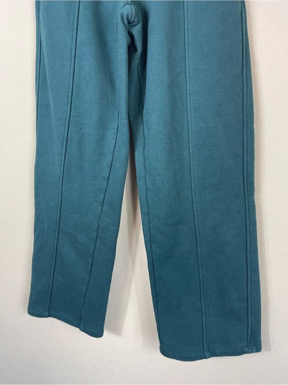 Alo Yoga High-Waist Free Time Straight Heavyweight Sweatpant Midnight Green S